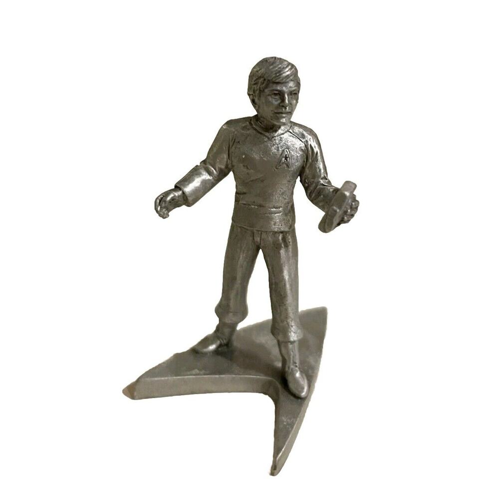 Star Trek Chekov Pewter Figure by Rawcliffe in Original Box New Old Stock